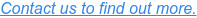 Póngase en contacto con nosotros para obtener más información.