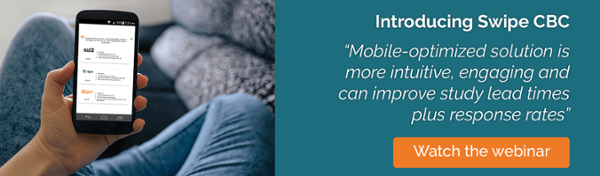 SKIM Mobile Swipe CBC - mobile friendly conjoint research webinar
