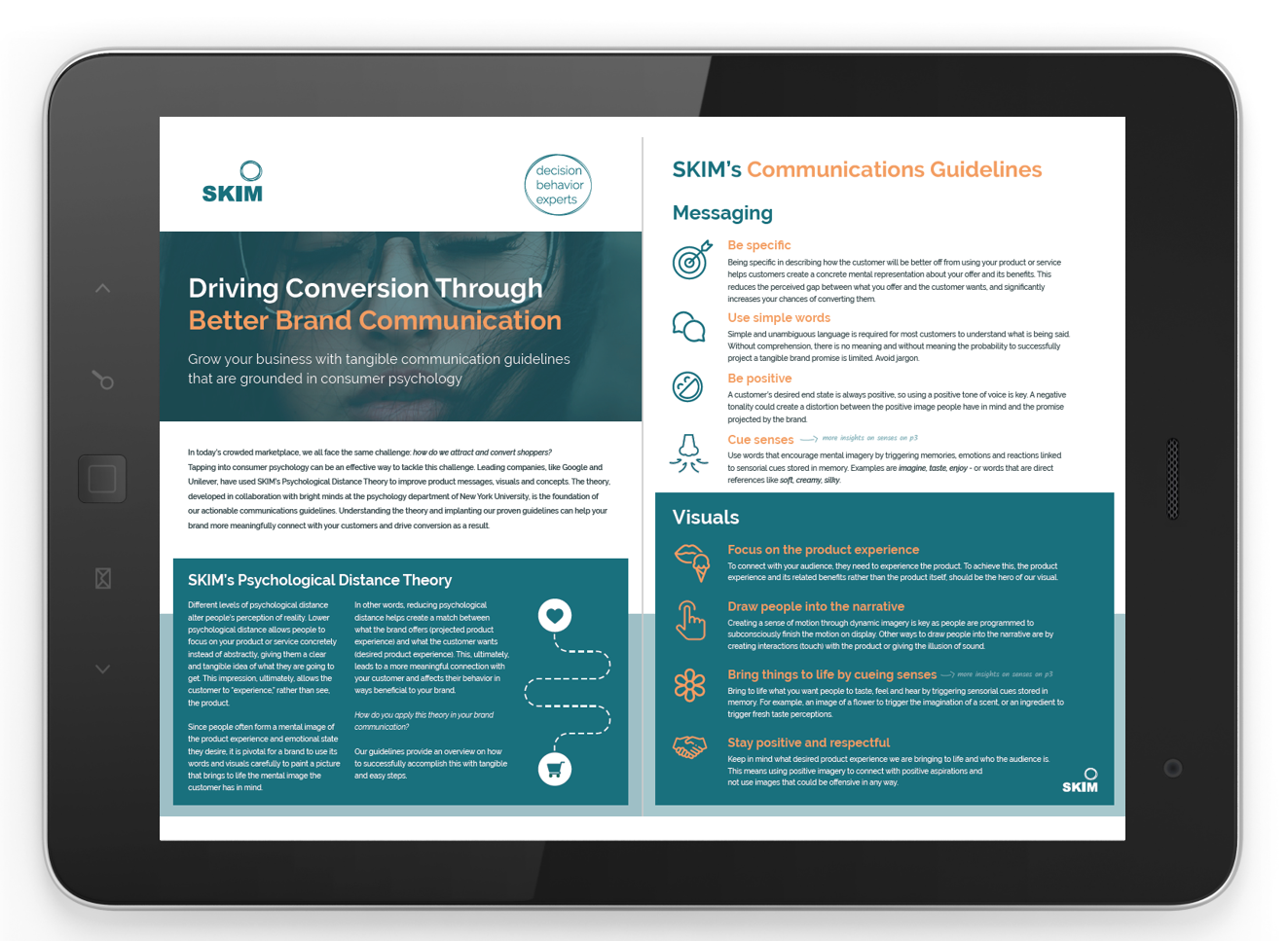 SKIM Guide - Psychological Theory and Communications Guidelines